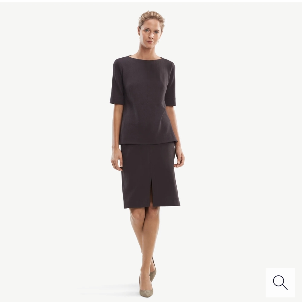 MM Lafleur April chevron stripe top in fig